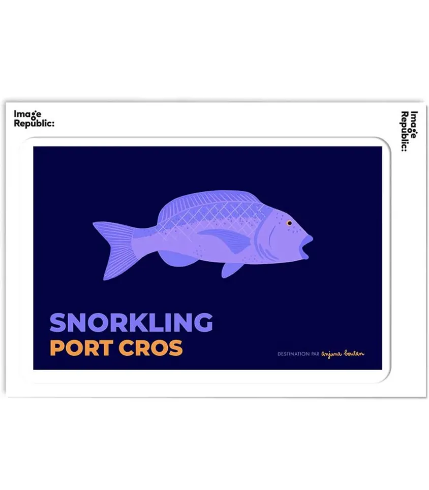 Affiche Anjuna Boutan Port-Cros 38 X 56 Cm