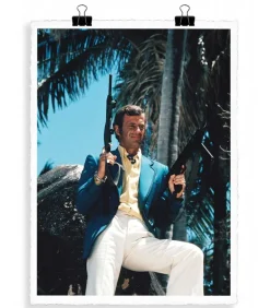 Affiche Belmondo Magnifique Guns 56 X 76 Cm