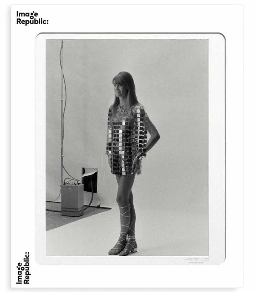 Affiche Francoise Hardy Robe Paco Rabanne 40 X 50 Cm