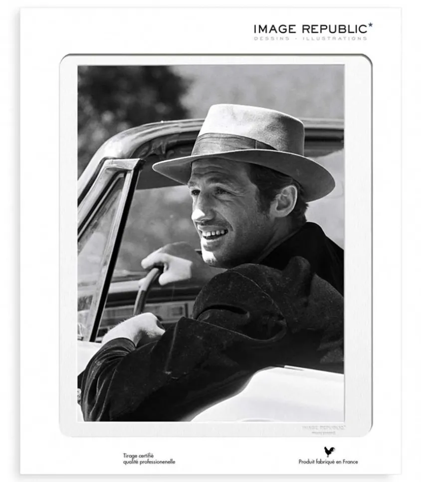 Affiche La Galerie "Belmondo Chapeau" 40 X 50 Cm