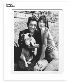 Affiche La Galerie Gainsbourg Birkin Cannes 40 X 50 Cm