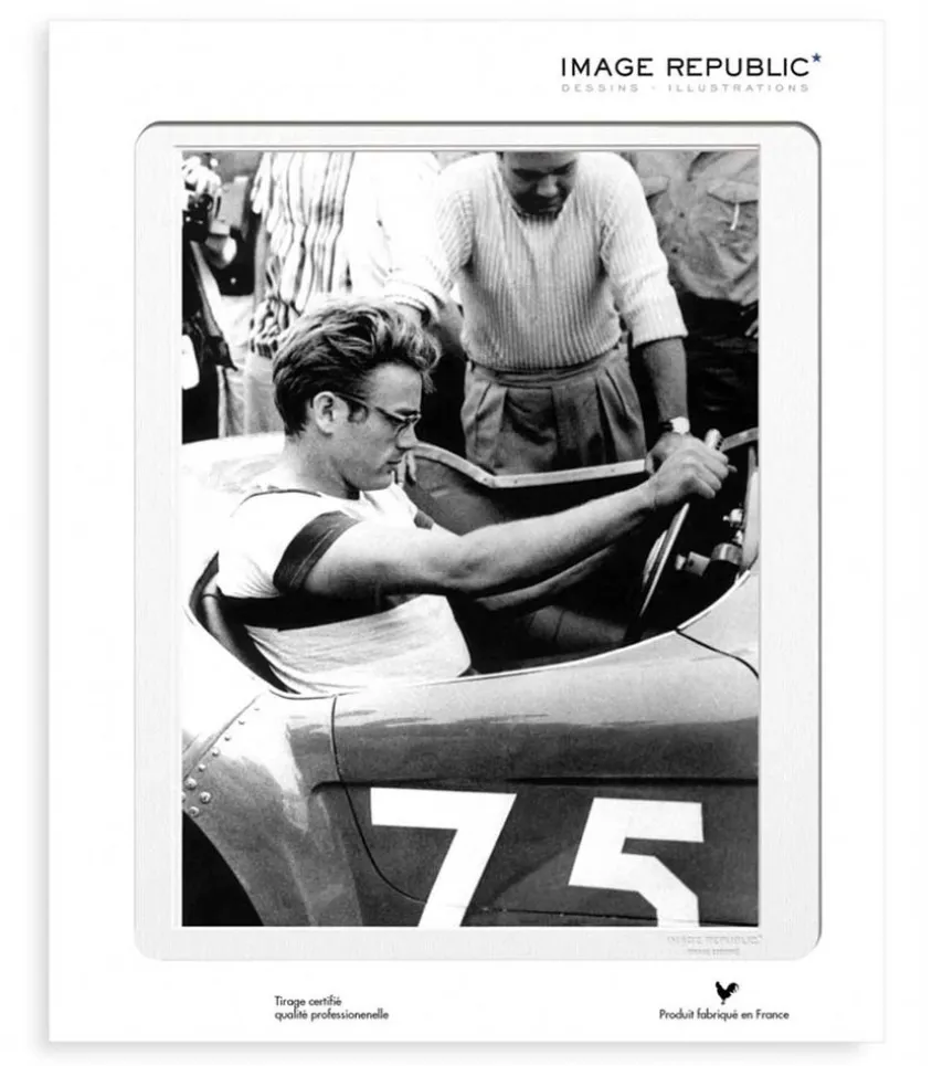 Affiche La Galerie "James Dean Auto" 40 X 50 Cm