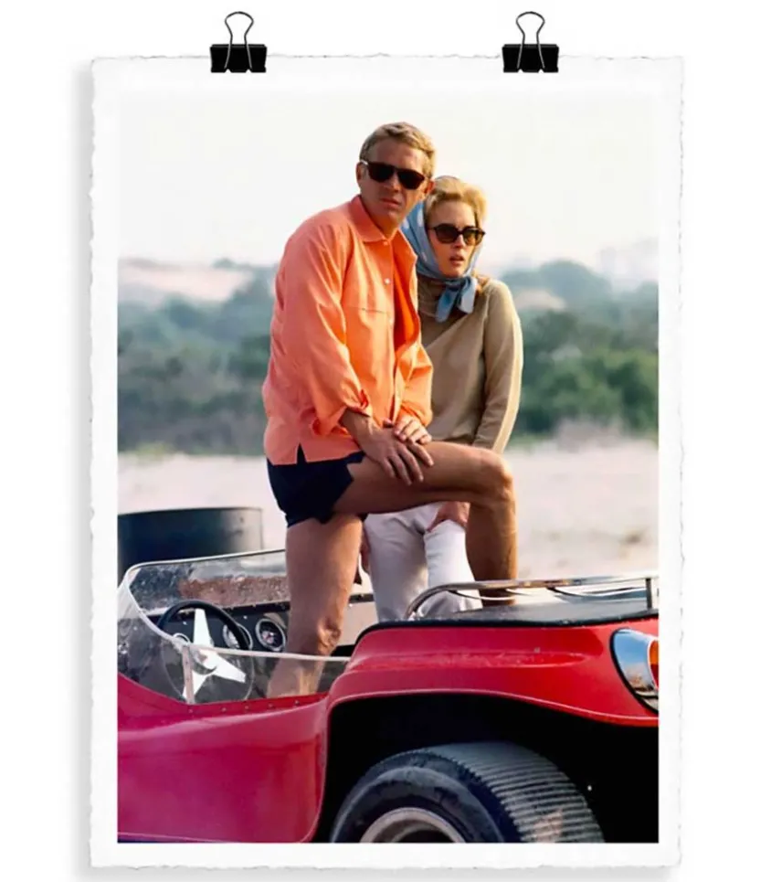 Affiche La Galerie "Mcqueen Faye Dunaway" 56 X 76 Cm