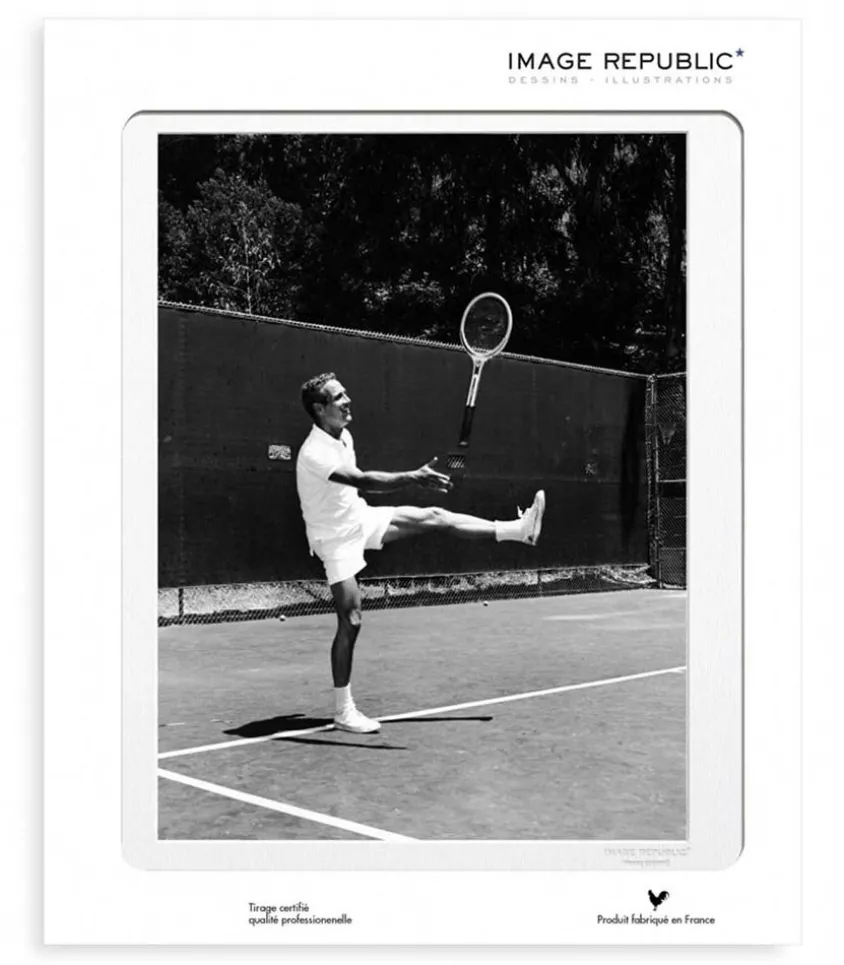 Affiche La Galerie "Paul Newman Tennis" 40 X 50 Cm