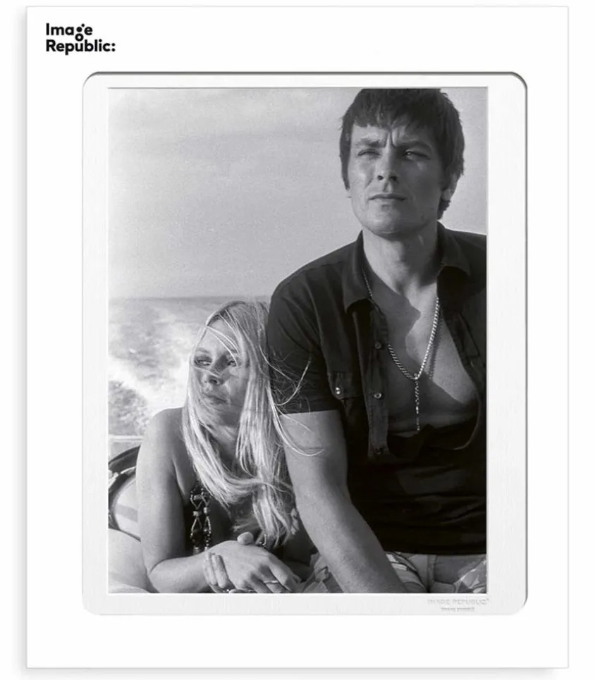 Affiche La Galerie Photo "Bb Et Delon Saint Tropez" 56 X 76 Cm