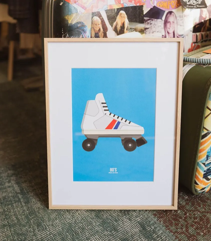 Affiche Le Duo 80 Roller 30 X 40 Cm