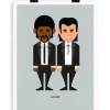 Affiche Le Duo Solo 25 "Pulp Fiction" 56 X 76 Cm
