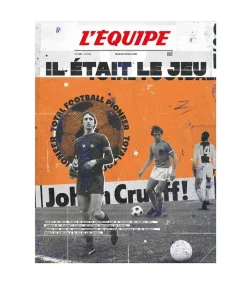 Affiche L'Equipe Cruyff 30 X 40Cm