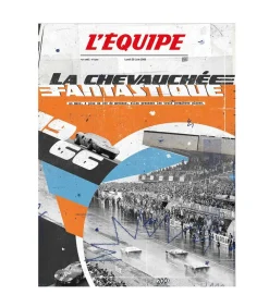 Affiche L'Equipe Le Mans 66 - 30 X 40Cm