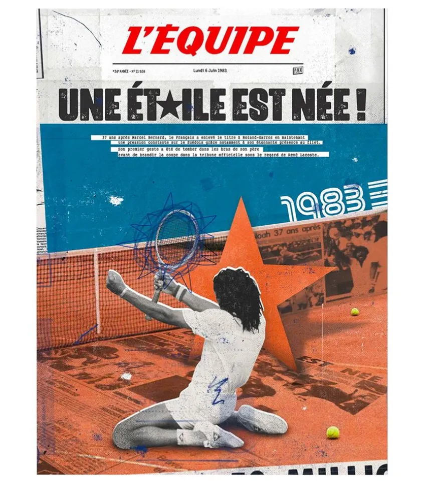 Affiche L'Equipe Noah 50 X 70Cm