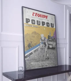 Affiche L'Equipe Poulidor 50 X 70Cm