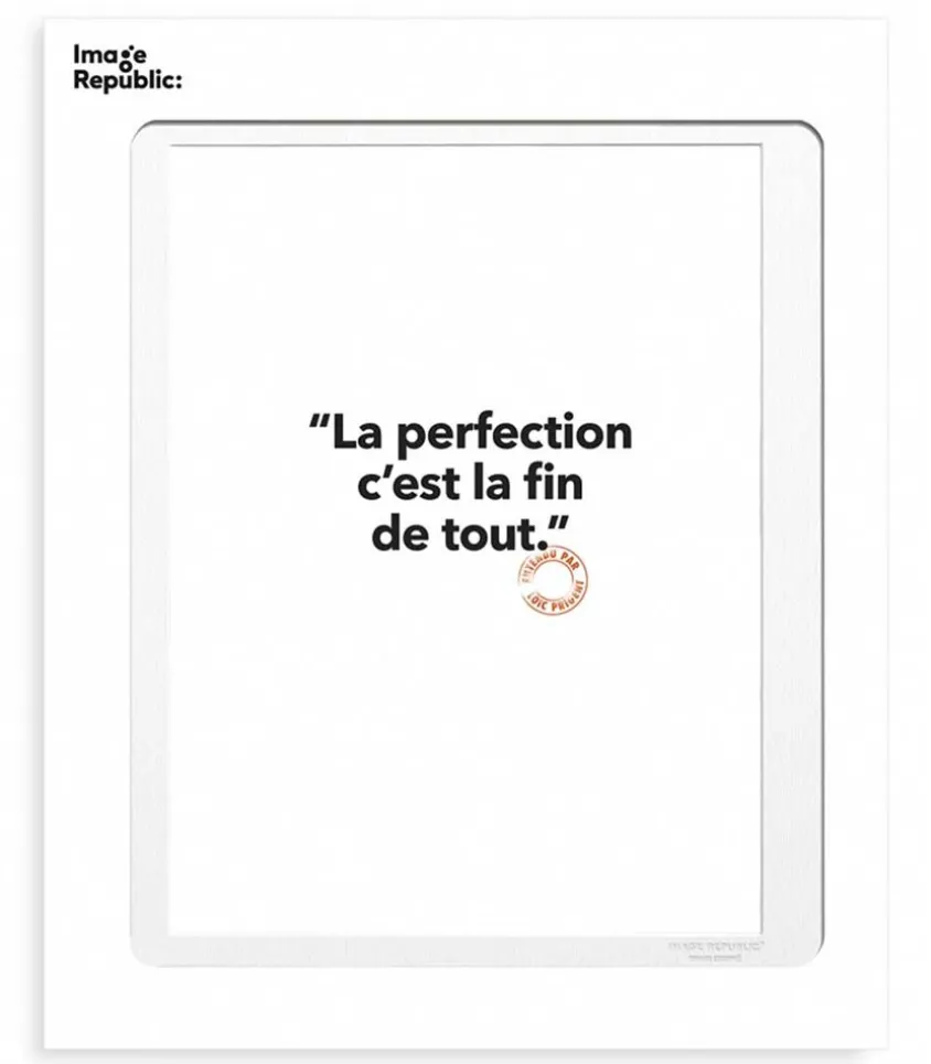 Affiche Loic Prigent 78 La Perfection 40 X 50 Cm