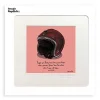Affiche Pas Du Tout Cliche Casque 22 X 22 Cm