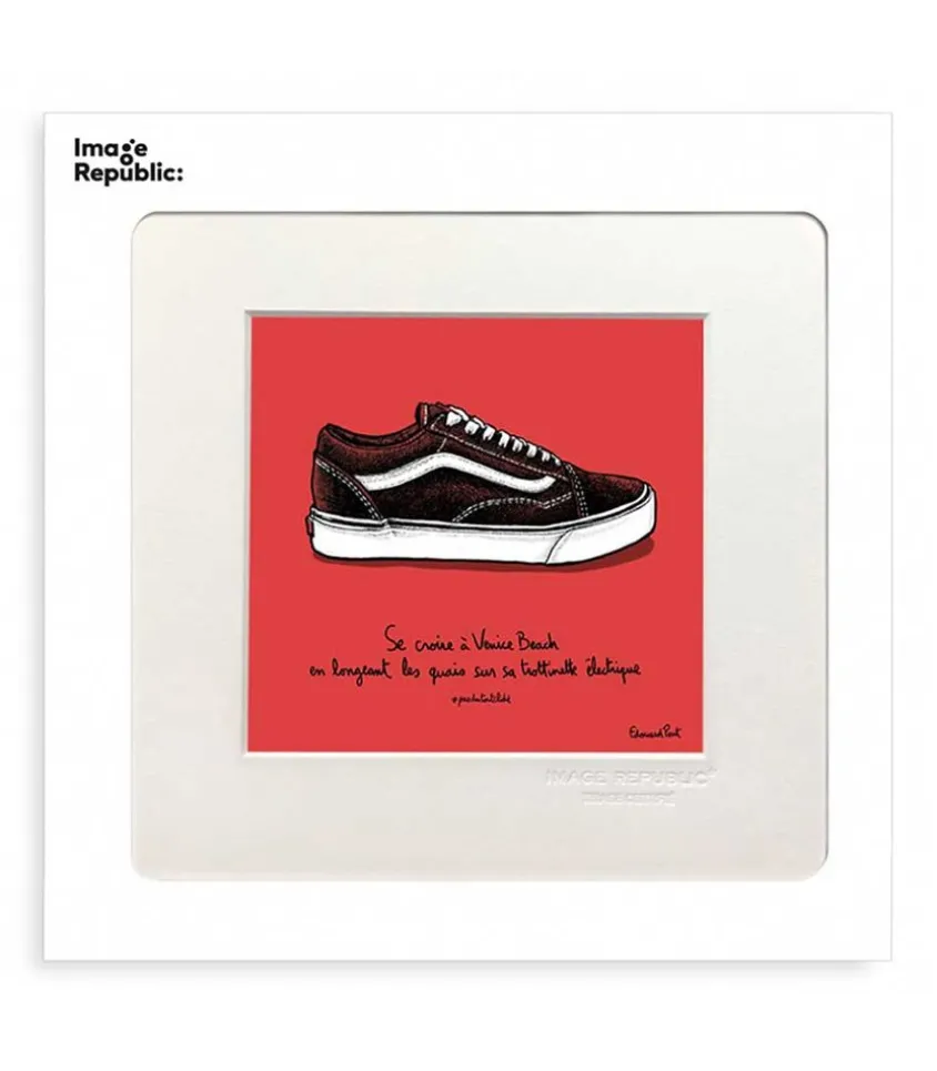 Affiche Pas Du Tout Cliche Basket 22 X 22 Cm