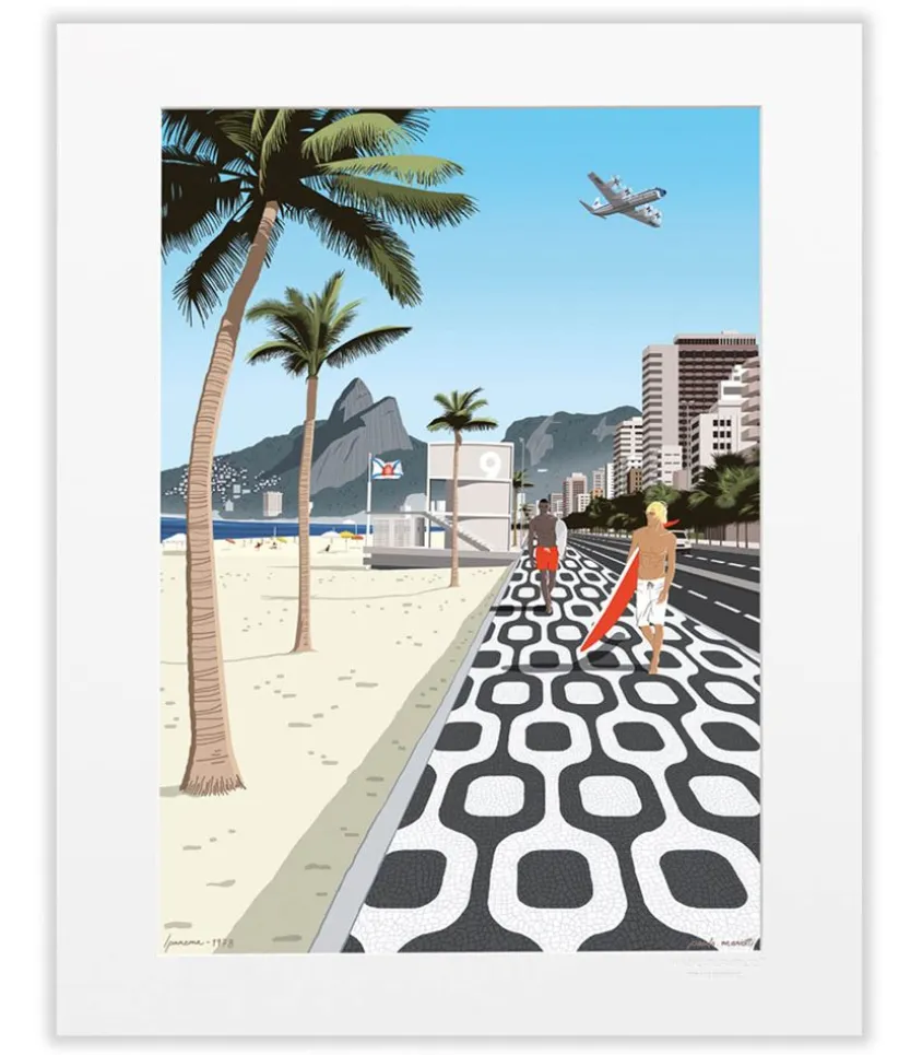 Affiche Paulo Mariotti Ipanema 40 X 50Cm