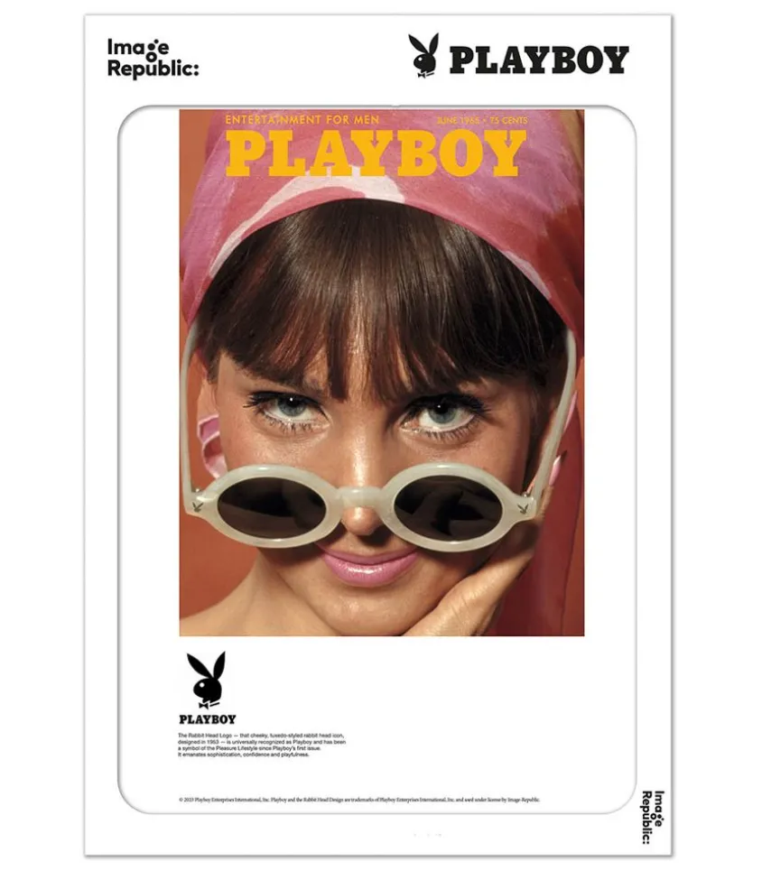 Affiche Playboy Couverture Juin 1965 56 X 76 Cm