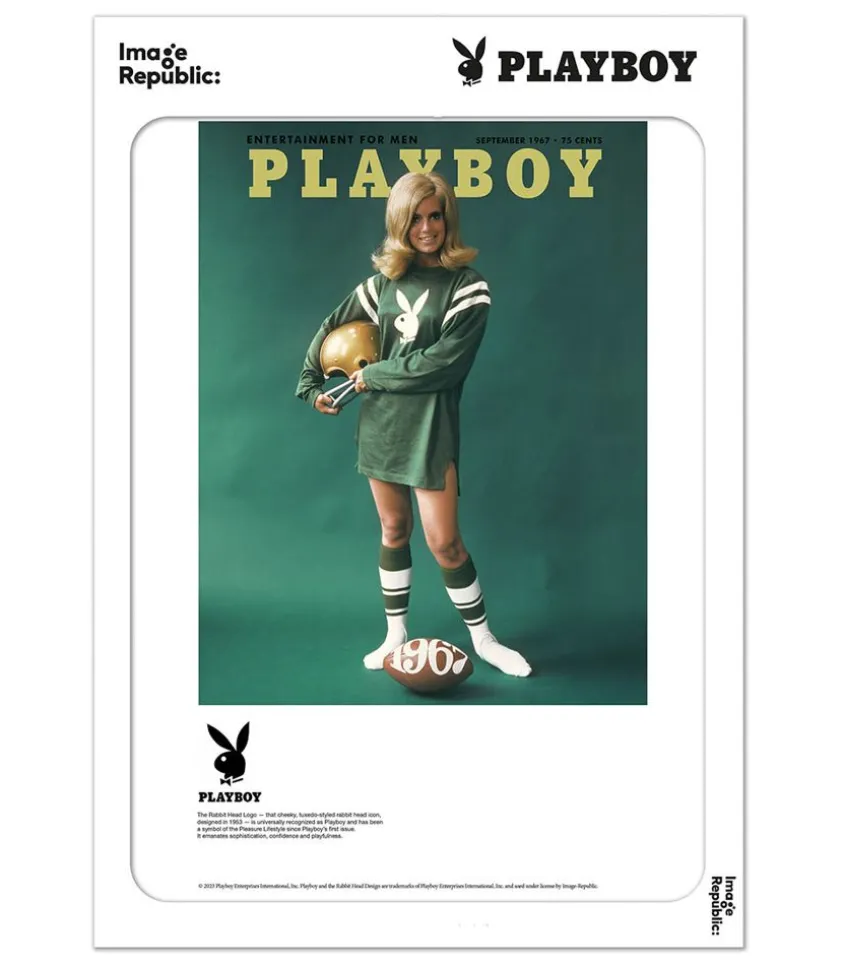 Affiche Playboy Couverture Septembre 1967 56 X 76 Cm