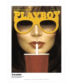 Affiche Playboy Couverture Aout 1982 38 X 56 Cm