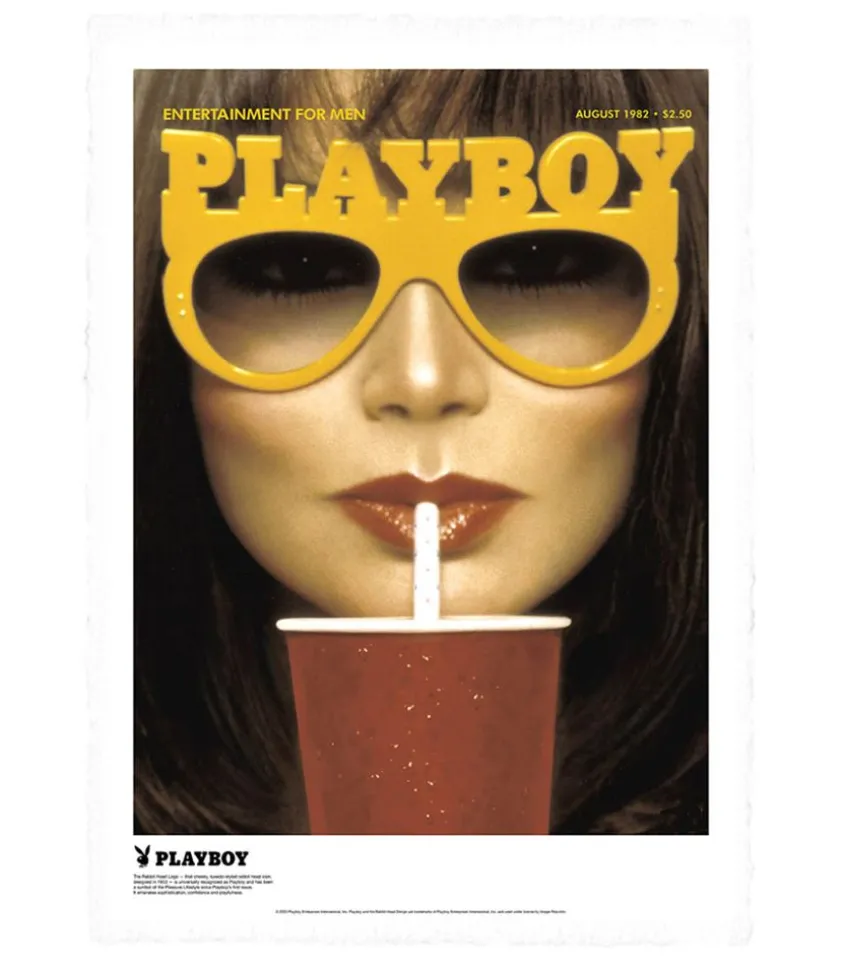 Affiche Playboy Couverture Aout 1982 38 X 56 Cm