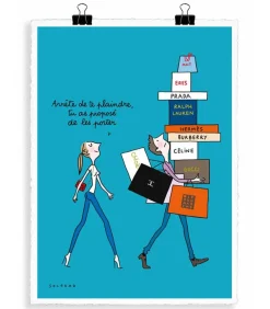 Affiche Soledad "Arrete De Te Plaindre" 56 X 76 Cm