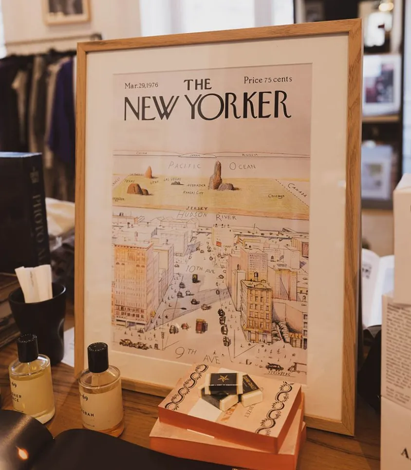 Affiche The New Yorker 07 Steinberg 40 X 50 Cm