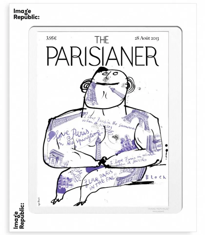 Affiche The Parisianer N46 Bloch 30 X 40 Cm
