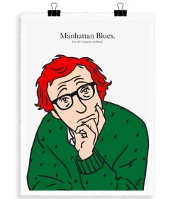 Affiche Tixier "Manhattan" 56 X 76 Cm