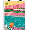 Affiche Wlpp "Beverly Hills Hotel" 56 X 76 Cm