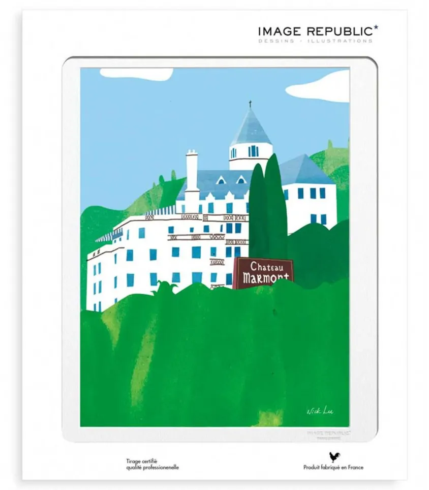 Affiche Wlpp "Hotel Marmont" 40 X 50 Cm