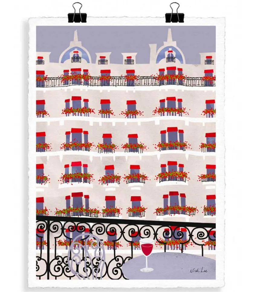 Affiche Wlpp "Paris Plaza" 56 X 76 Cm