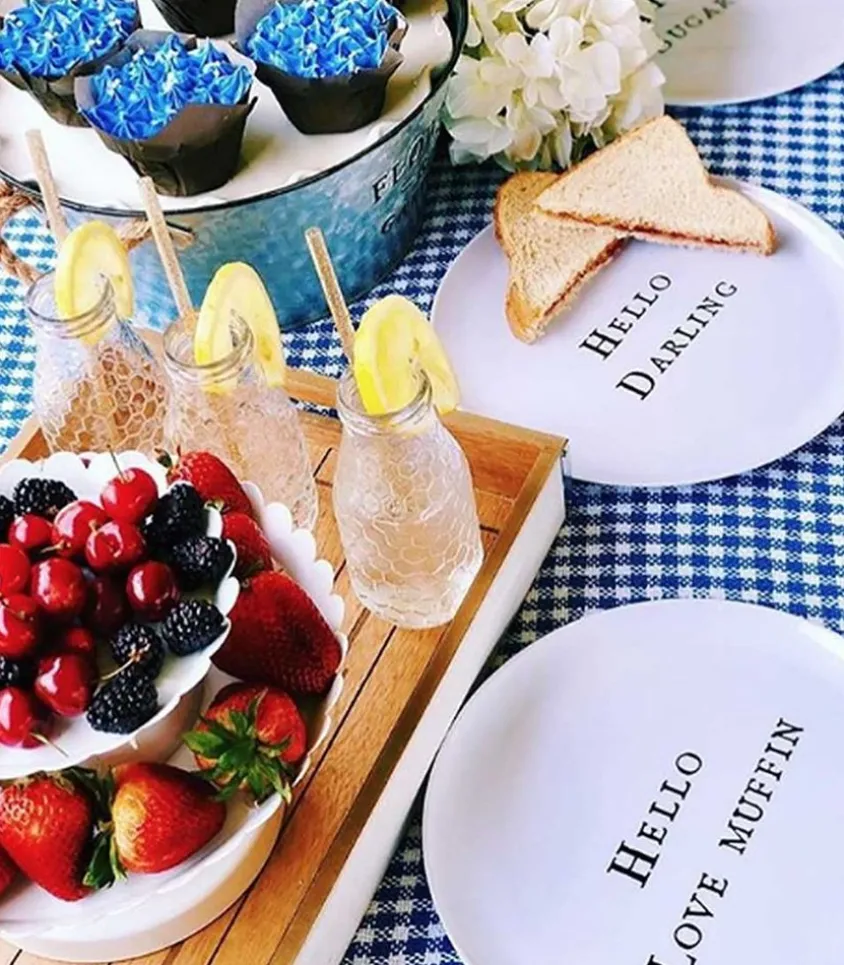 Assiette En Melamine "Hello Baby Cakes"