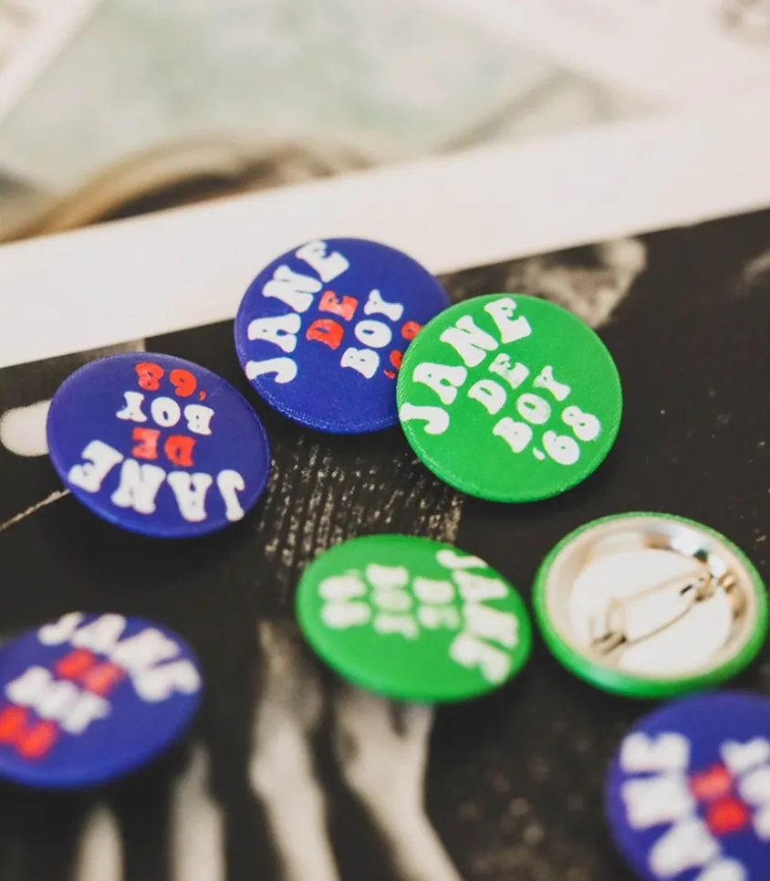 Badge En Tissu Jane De Boy '68 Navy