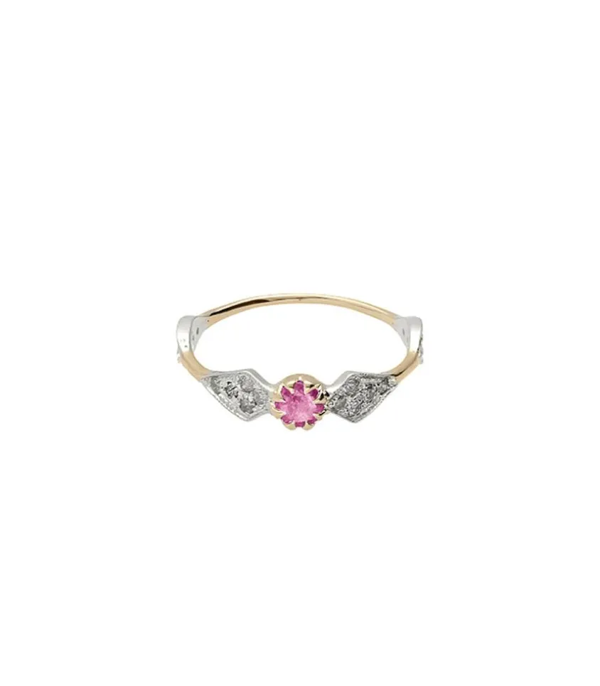 Bague Adele N° 1 Saphir Rose