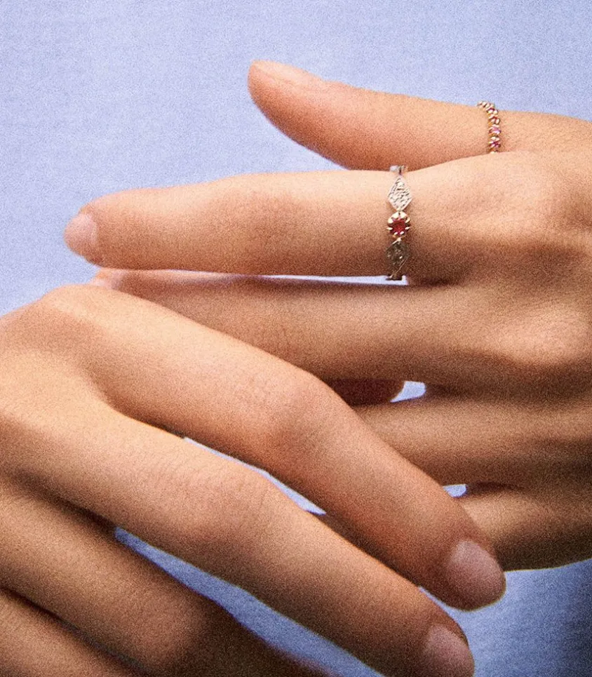 Bague Adele N° 1 Saphir Rose