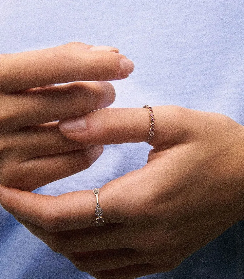 Bague Adele N° 1 Saphir Rose