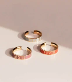 Bague Ajustable Candy Word Power Orange Tiger