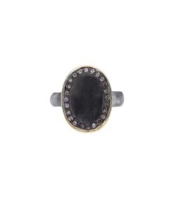 Bague Alex Black En Argent