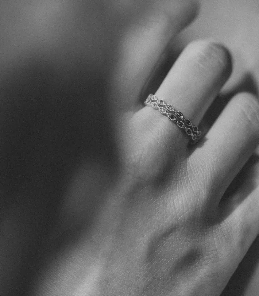 Bague Alliance Multi Mini Oeil Saphirs