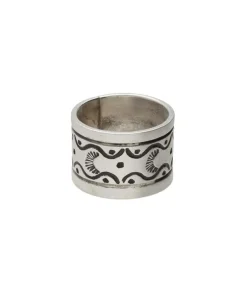 Bague Anneau Grave Arabesques