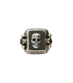 Bague Corpus Skull Argente