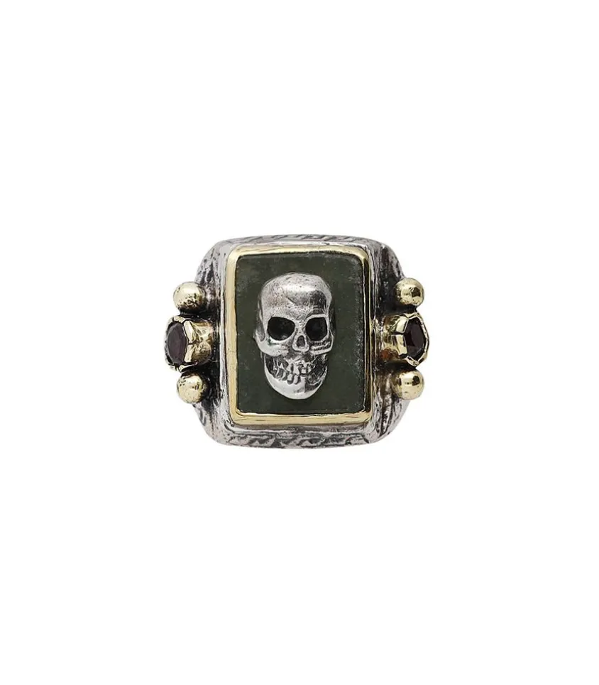 Bague Corpus Skull Argente