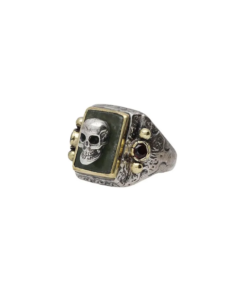 Bague Corpus Skull Argente