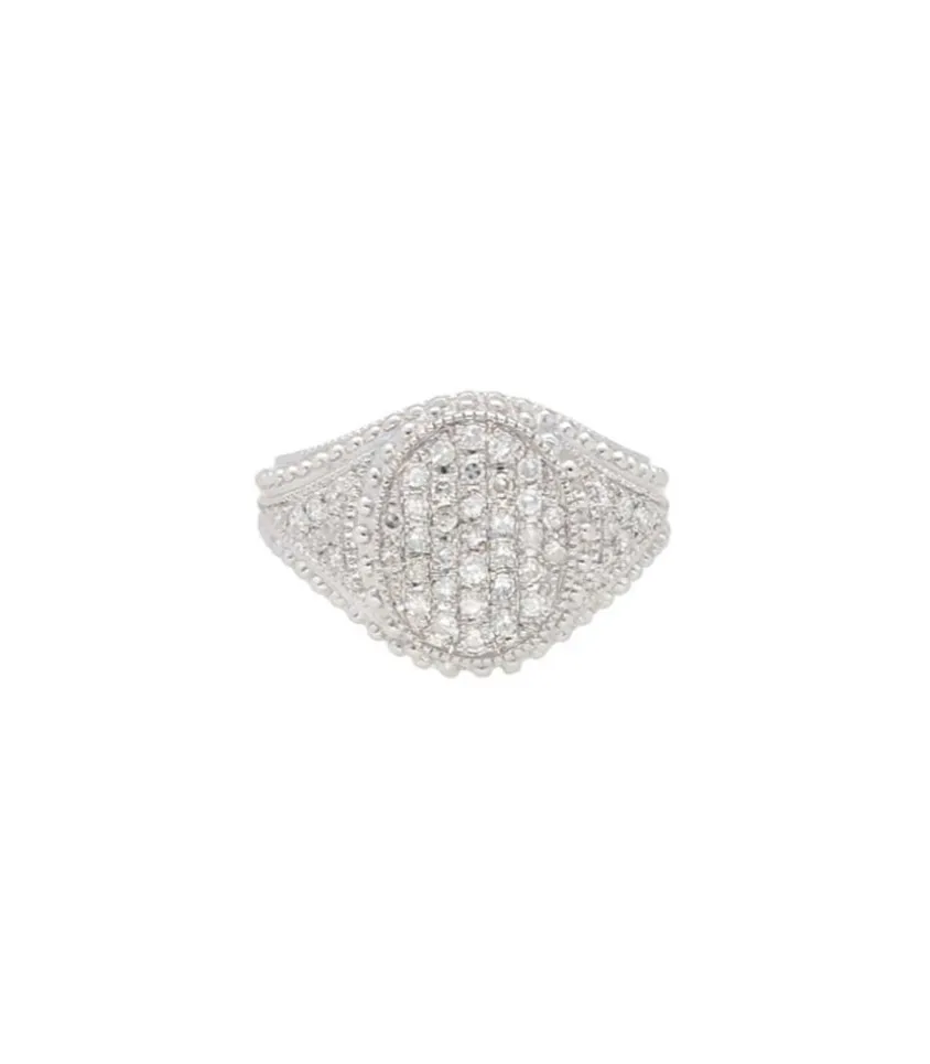 Bague Divinely En Argent Et Diamants