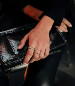 Bague Dunaway Simple Or Jaune Et Diamants