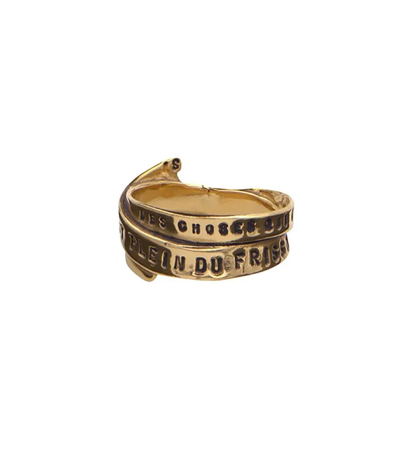 Bague "Frisson" Baudelaire En Vermeil