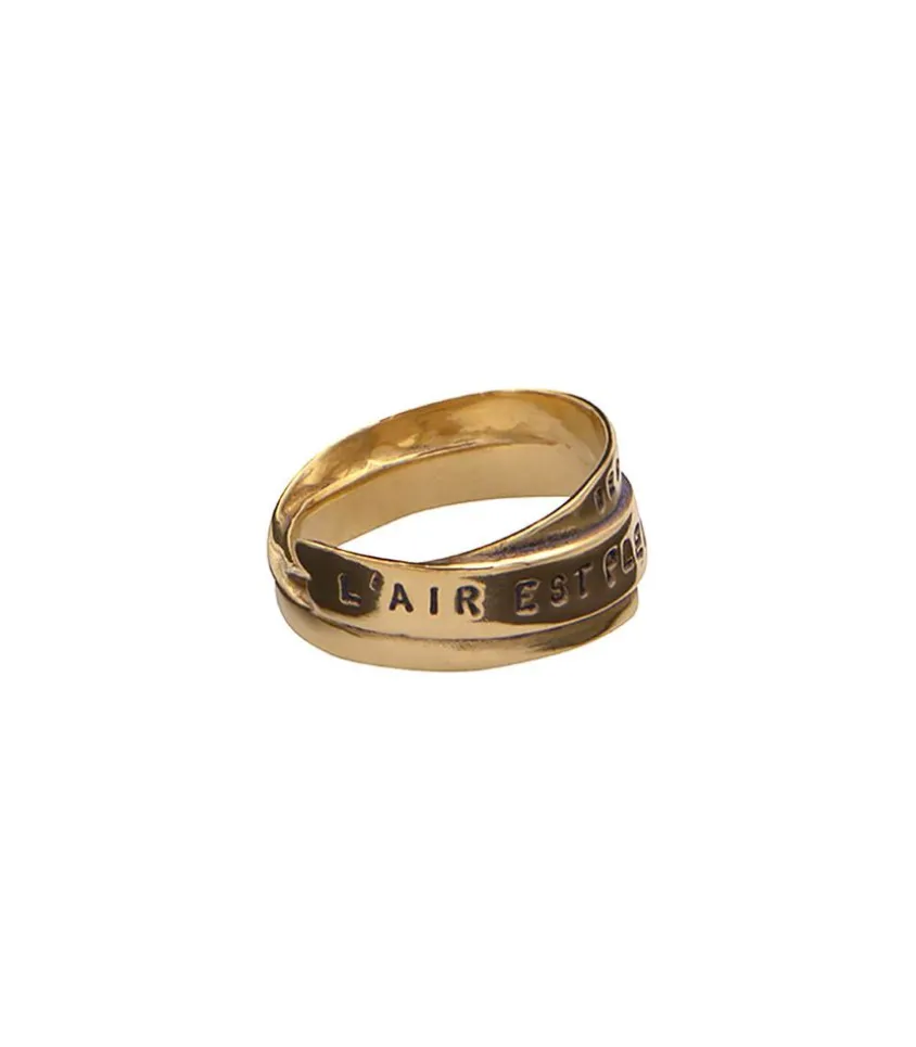 Bague "Frisson" Baudelaire En Vermeil