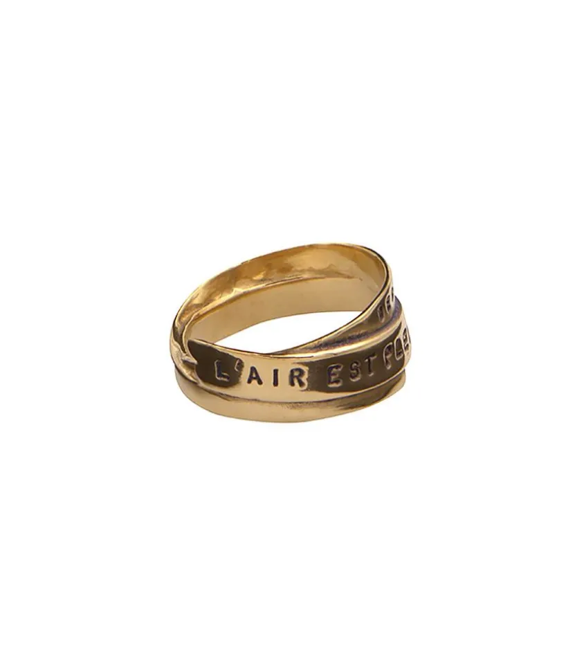 Bague "Frisson" Baudelaire En Vermeil