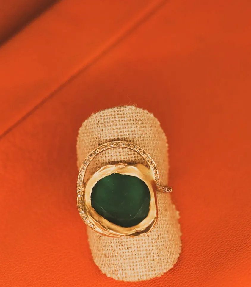 Bague Gaia Green Onyx