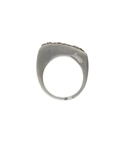 Bague Galet En Email Pail Or