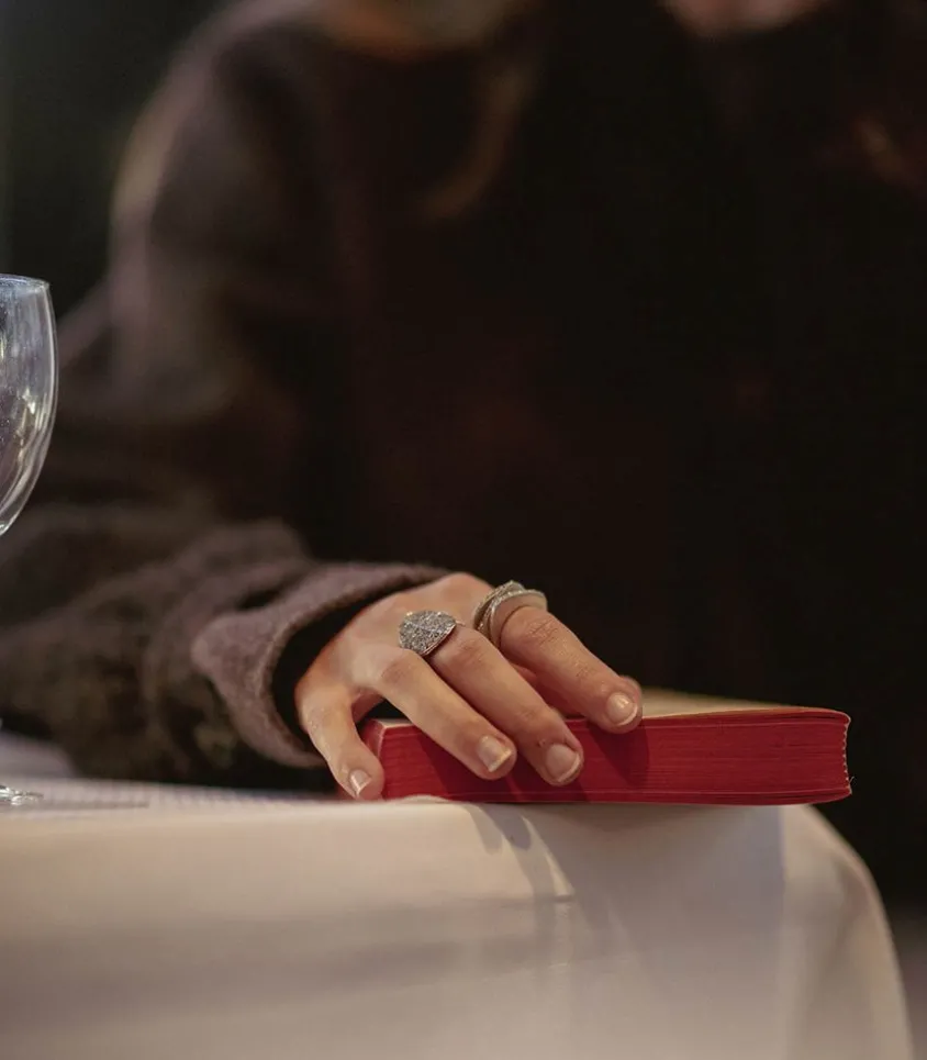 Bague Galet En Email Pail Or